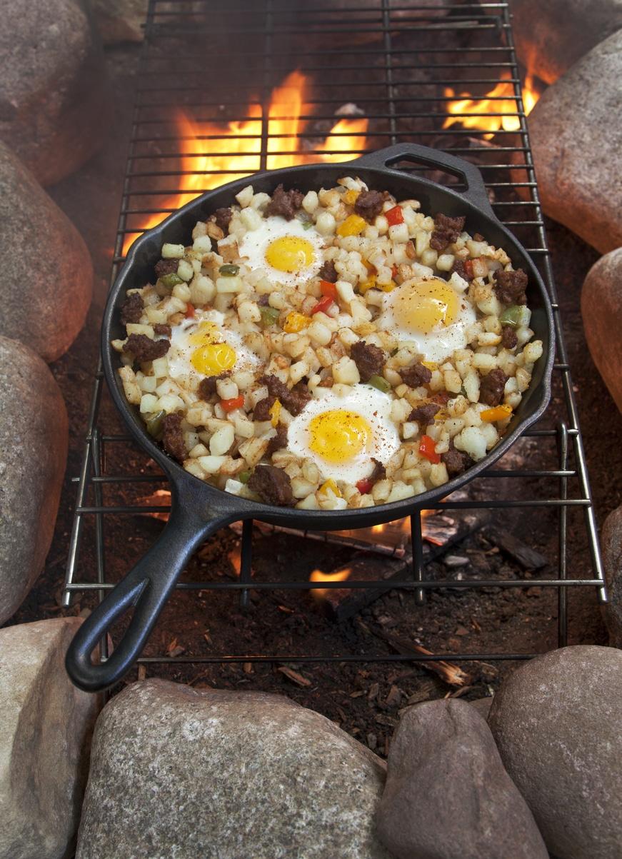 Cooking Grate over a Campfire