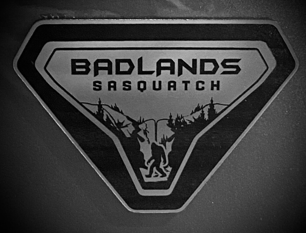 Badlands Bronco Sasquatch Badge