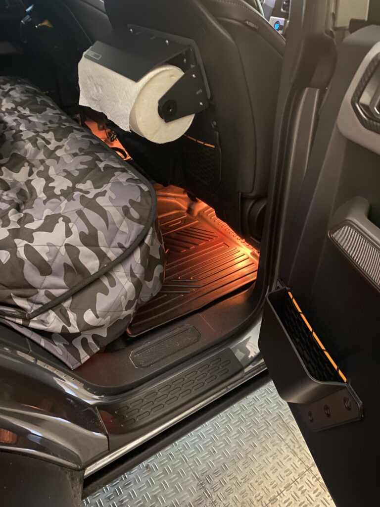 Ambient Lighting in the Rear Seat of the 2022 Ford Bronco